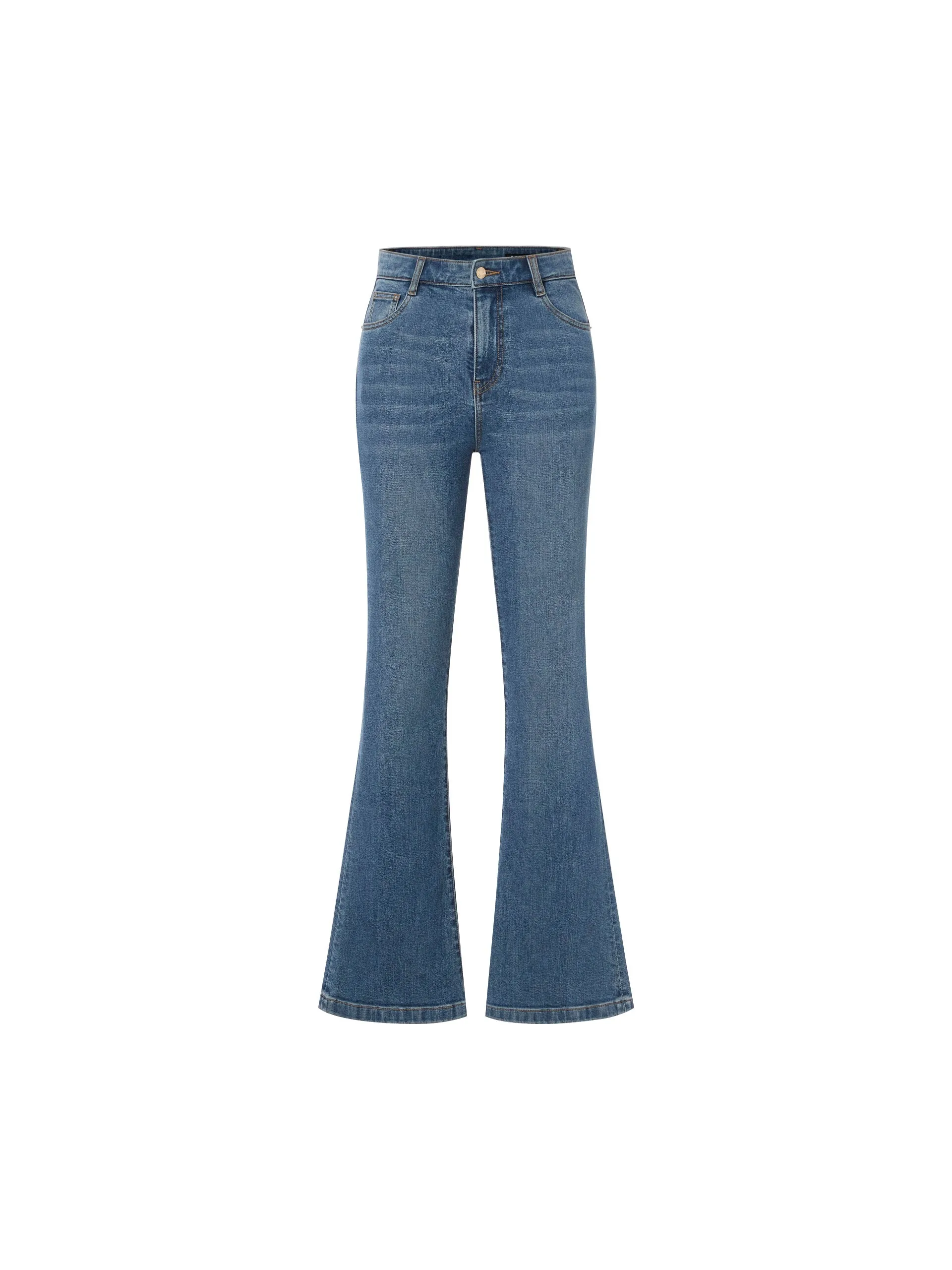 High Waist Flared Jeans