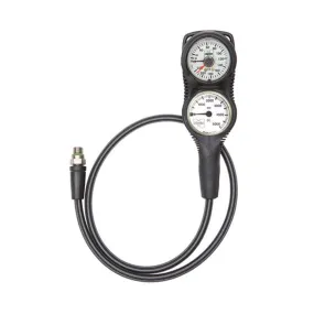 Highland Two Pressure Gauge/Depth Console Combo With Miflex Hose