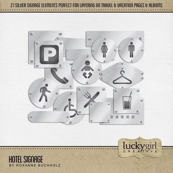 Hotel Digital Scrapbook Bundle