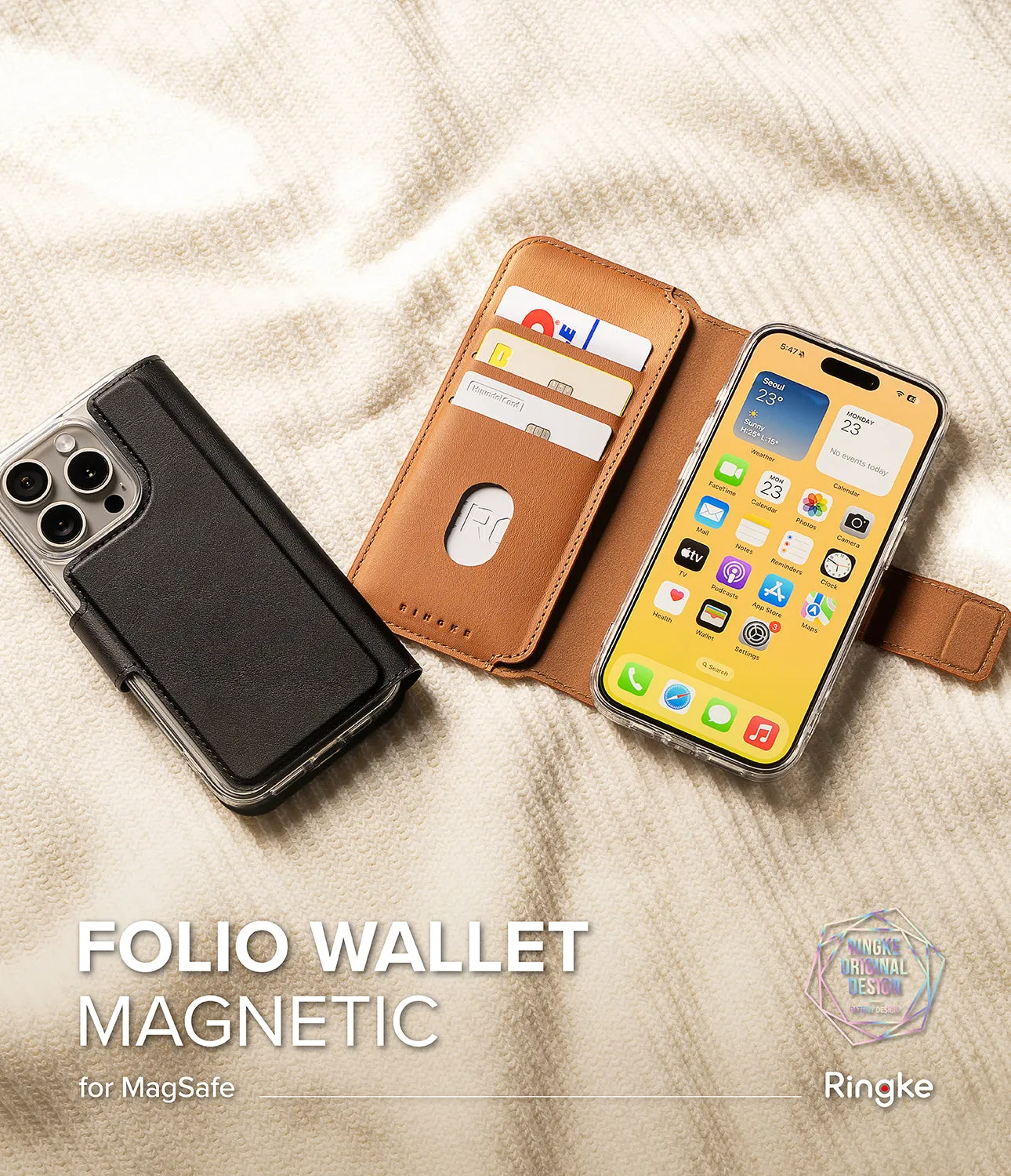 iPhone Pro Max & Plus MagSafe Cover | Folio Wallet Magnetic