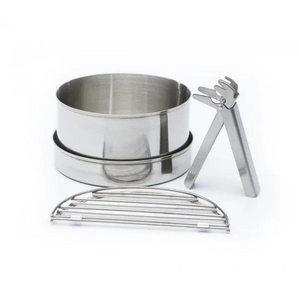 Kelly Kettle® Trekker Basic Kit – Stainless Steel Camping Kettle