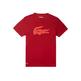 Lacoste Sport Ultra-Dry Croc Print T-Shirt - Men's