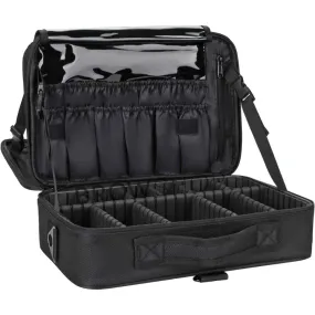 Large Multi-Compartment Cosmetic Case - Choose your Colour