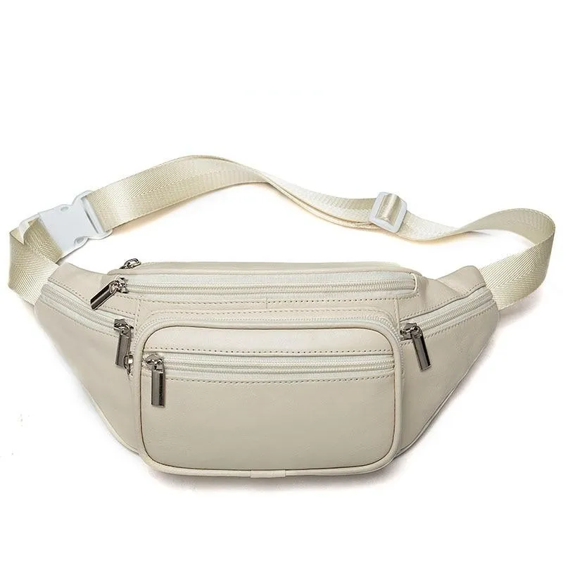 Leather Belt Bag Women's Waist Bags For Women Fanny Pack Female Waist Pack Belt Waist Bag Woman Phone Bags Bumbag