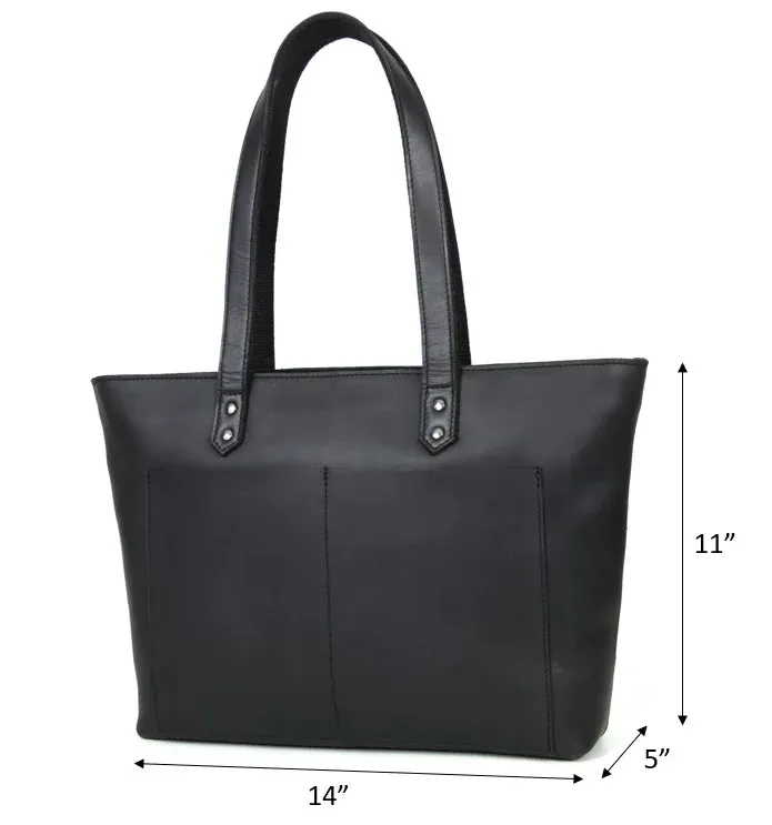 Leather Myra Tote Bag