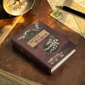 Little Women {Crimson} Passport/Notebook Wallet | Louisa May Alcott 1868