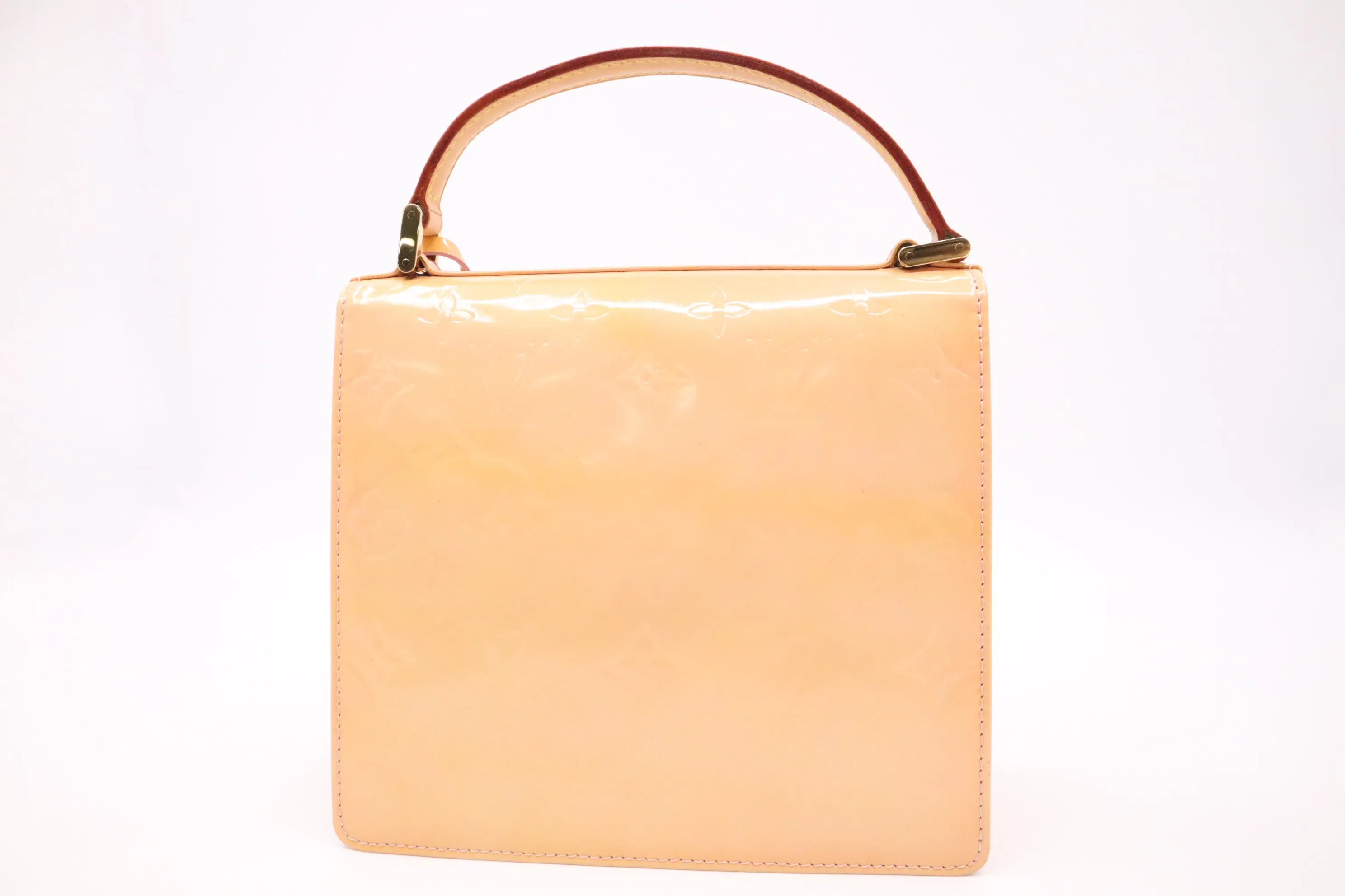 Louis Vuitton Spring Street in Peach Vernis Leather