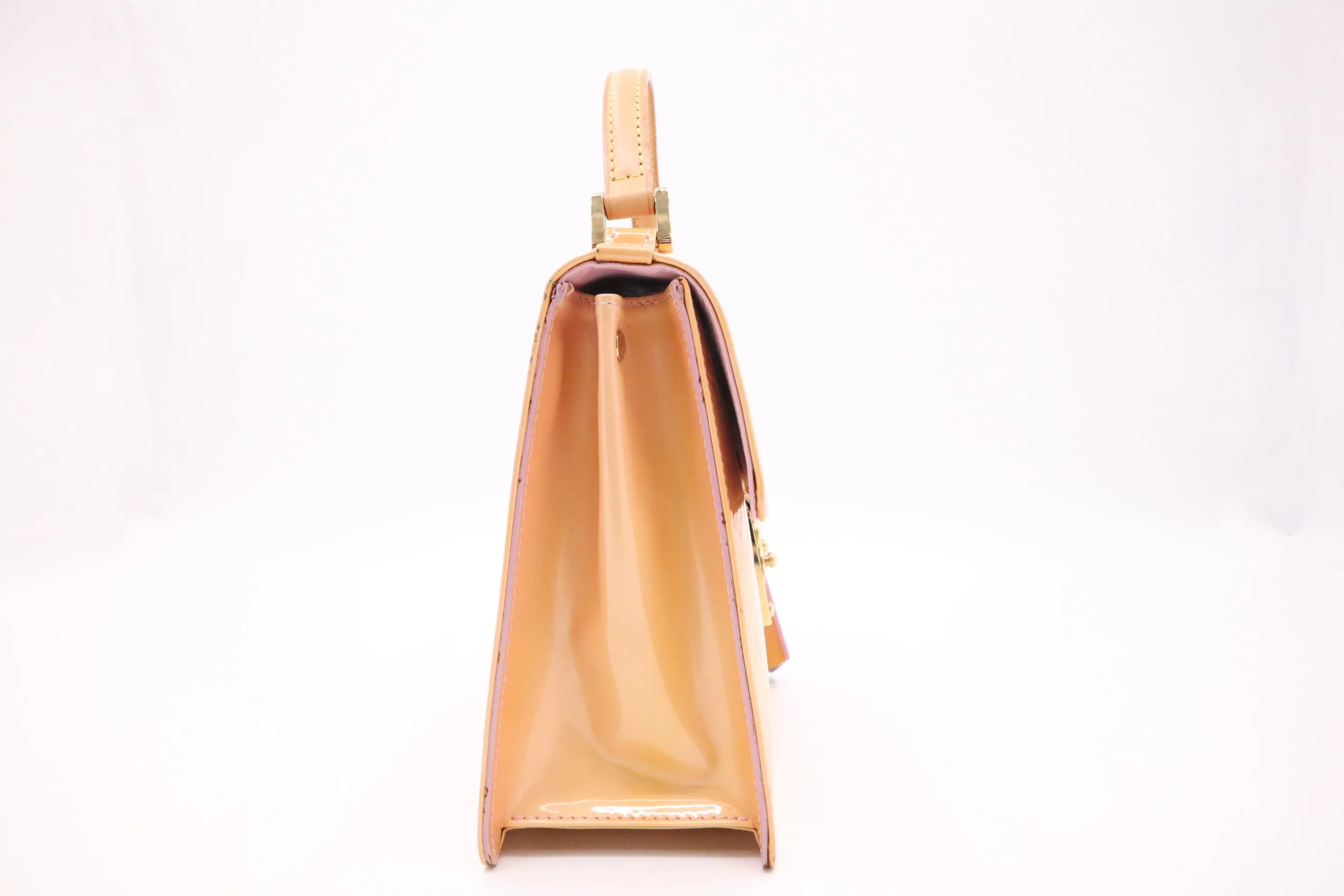 Louis Vuitton Spring Street in Peach Vernis Leather