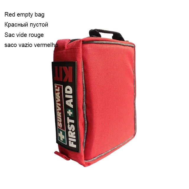 M Protable First Aid Kit Wilderness Survival Medical Bag Emergency Kit Trauma Care for Home Car Travel Outdoor Camping Hiking