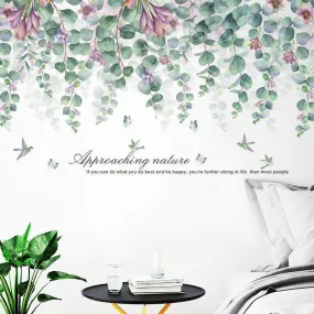 Majestic Colourful Leaves Wall Stickers