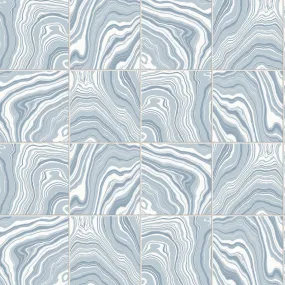 Marbled Tile Peel-and-Stick Luxe Haven Wallpaper