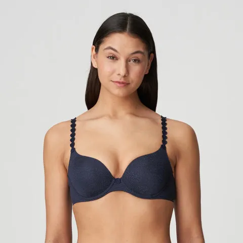 Marie Jo Tom Moulded Heart Shape Bra Majestic Blue