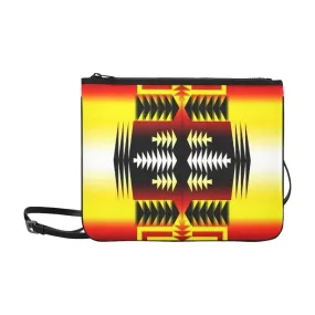 Medicine Wheel Sage II Slim Clutch Bag