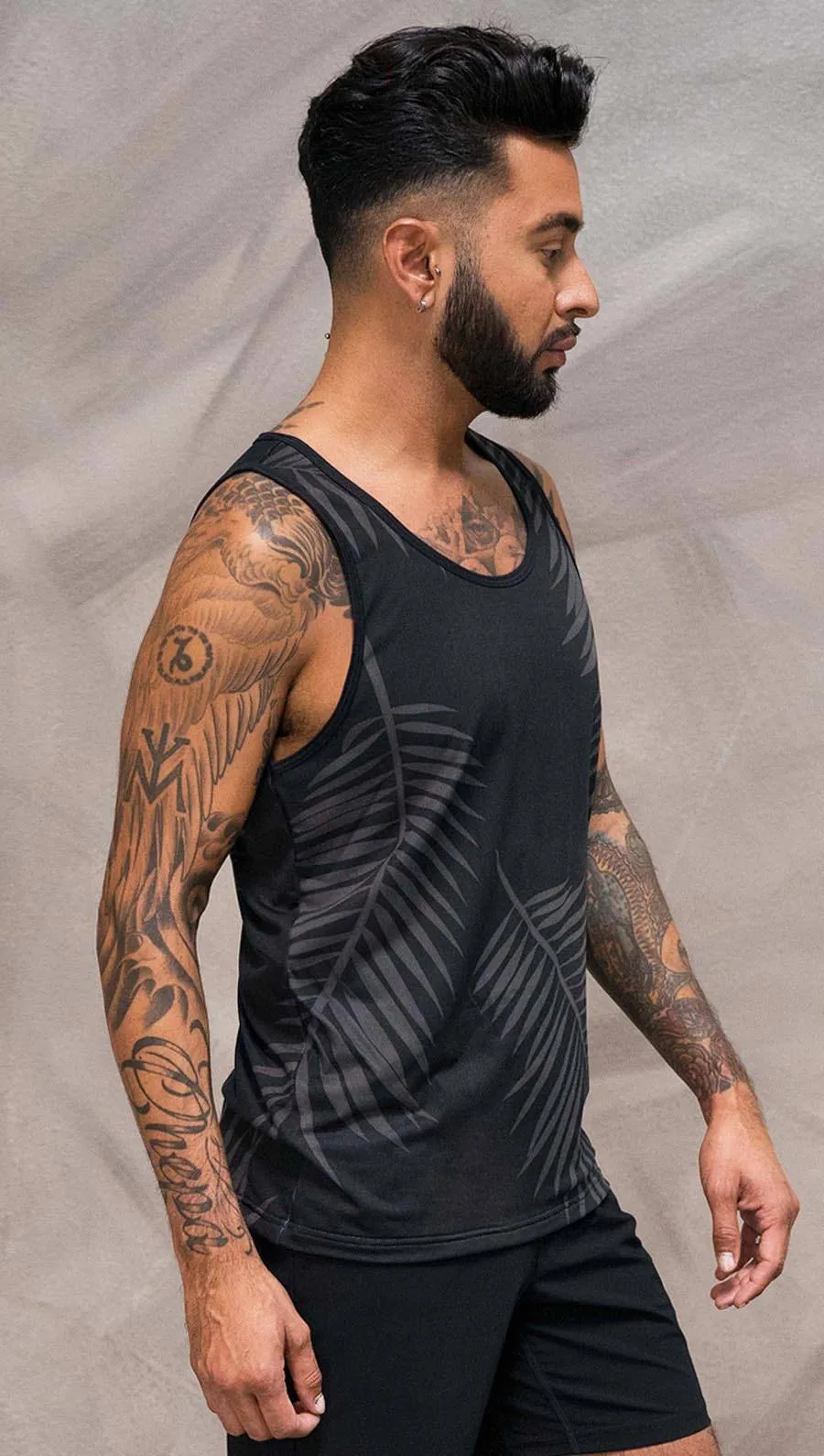 Men's - Black Palms Tank