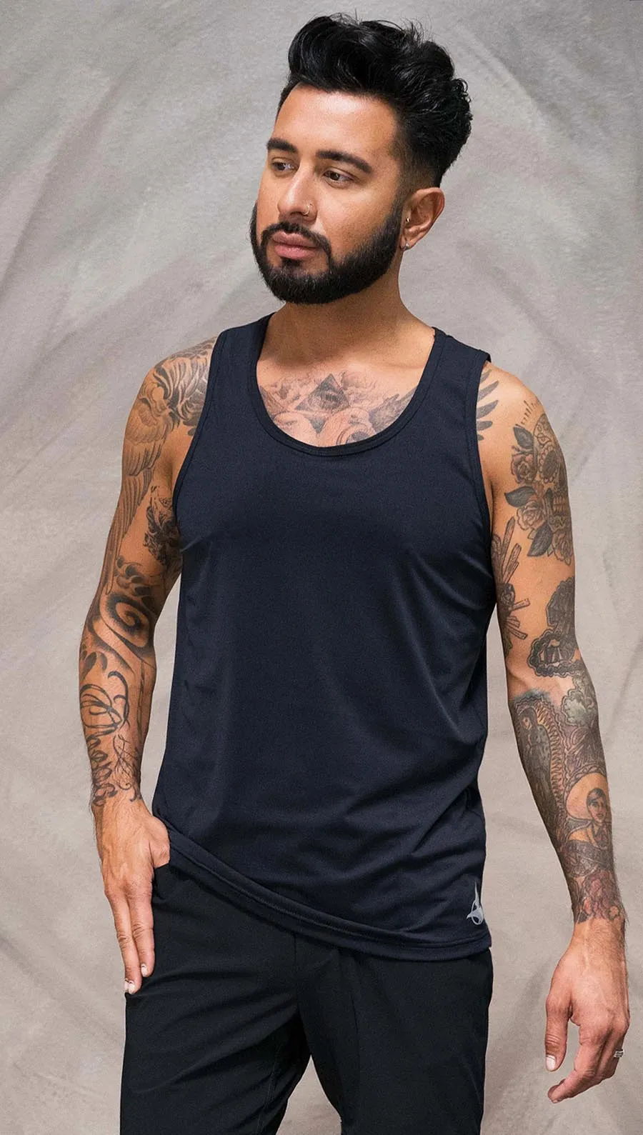 Men's - Black Tank