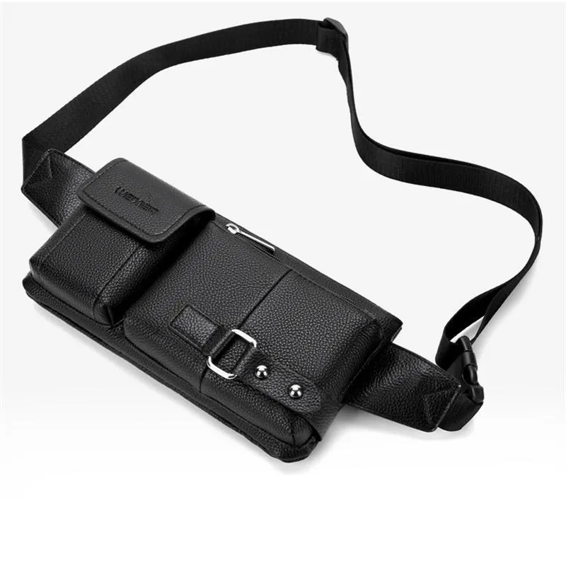 Men's Fashion Multi-function High-capacity Waist Bag Crossbody Bag