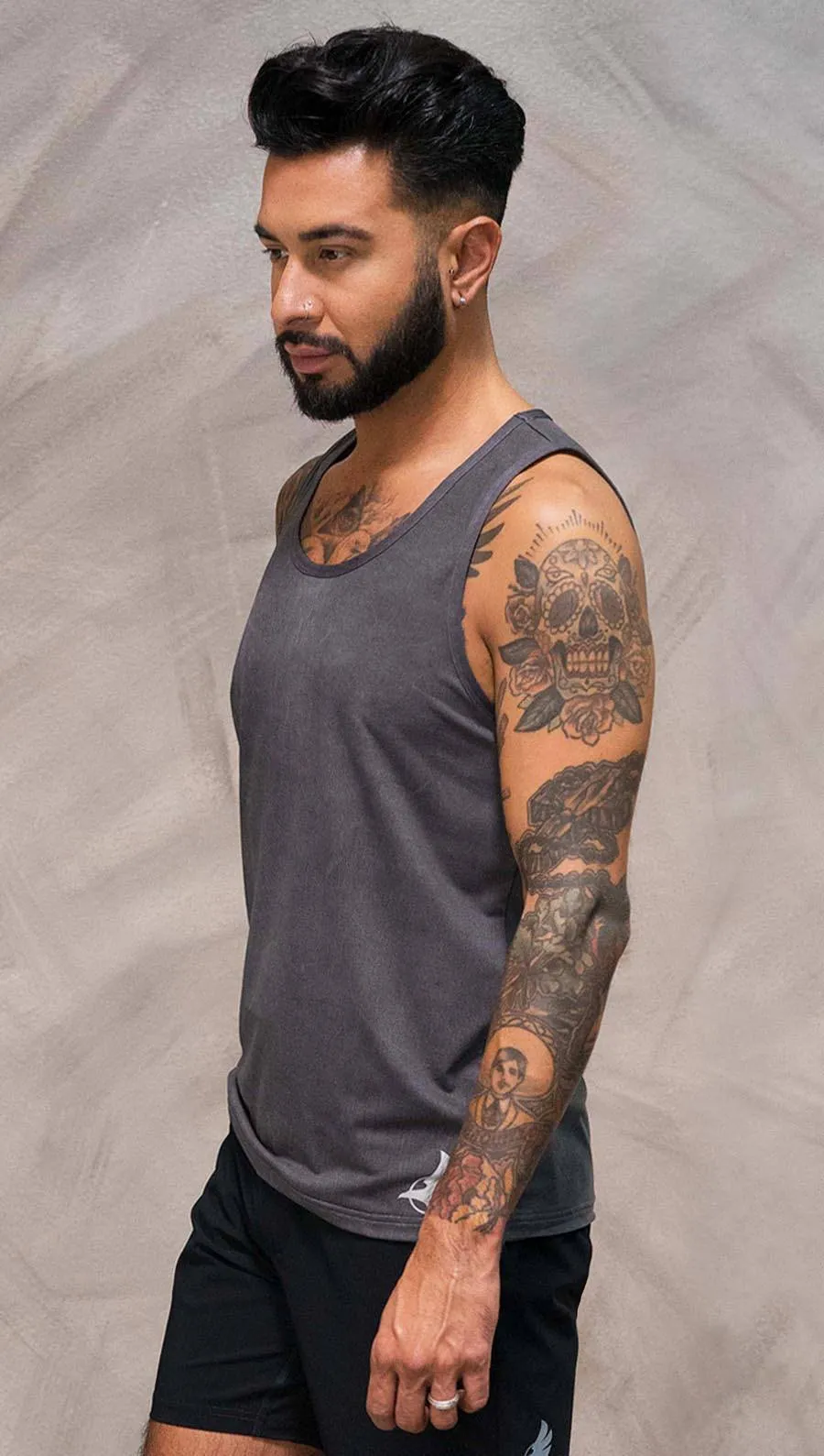 Men's - Gray Tank