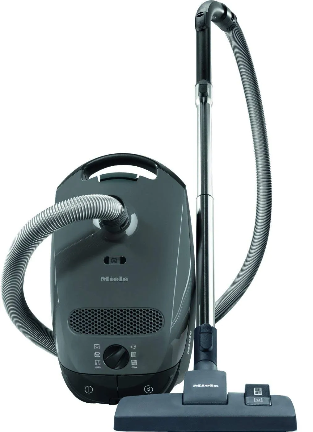 Miele Classic C1 Pure Suction Canister Vacuum Cleaner, Graphite Grey