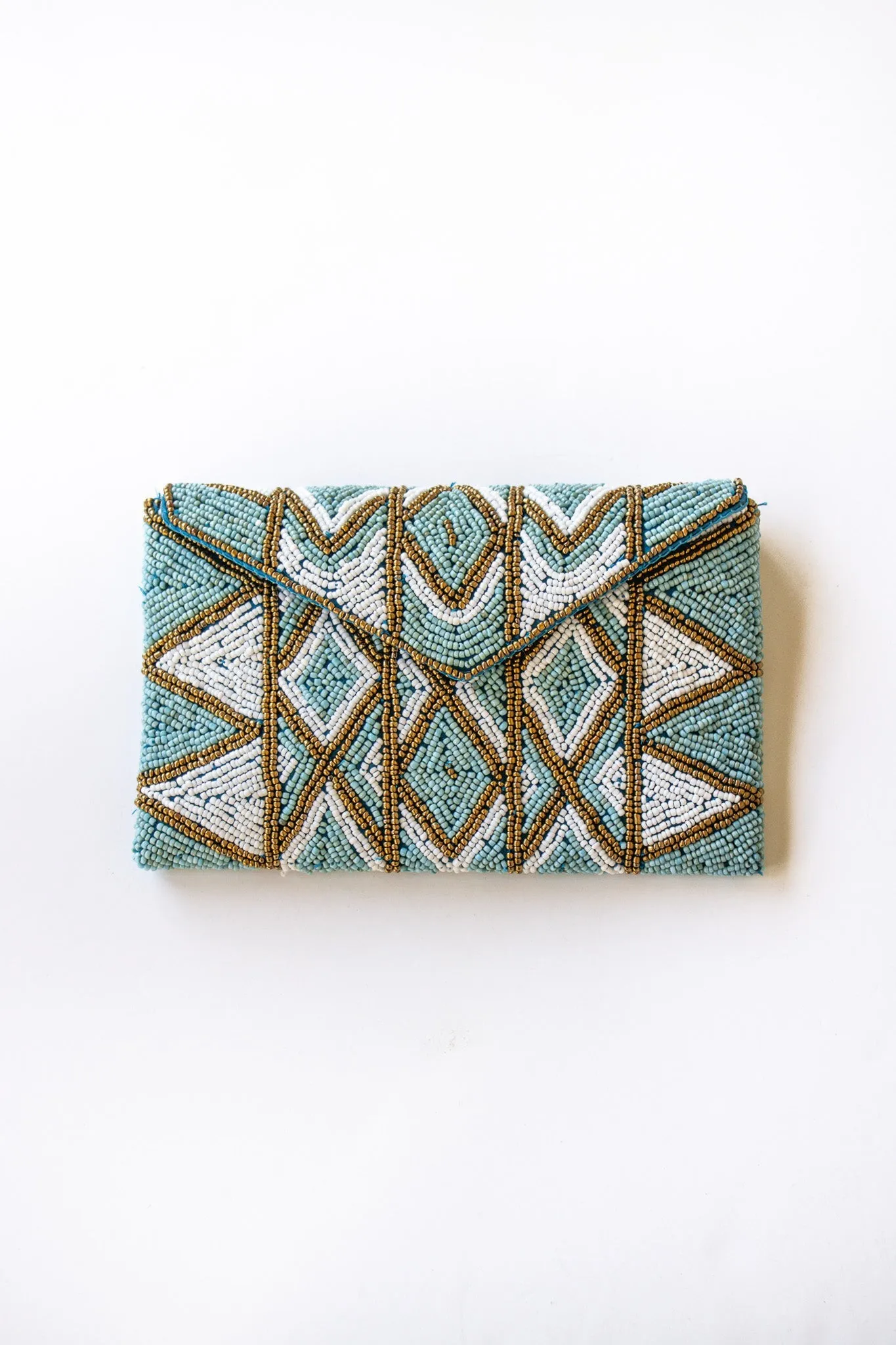 Mosaic Mantra Beaded Clutch