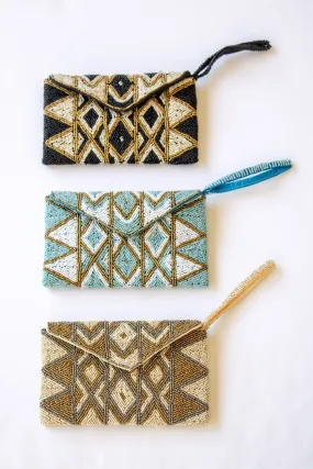 Mosaic Mantra Beaded Clutch