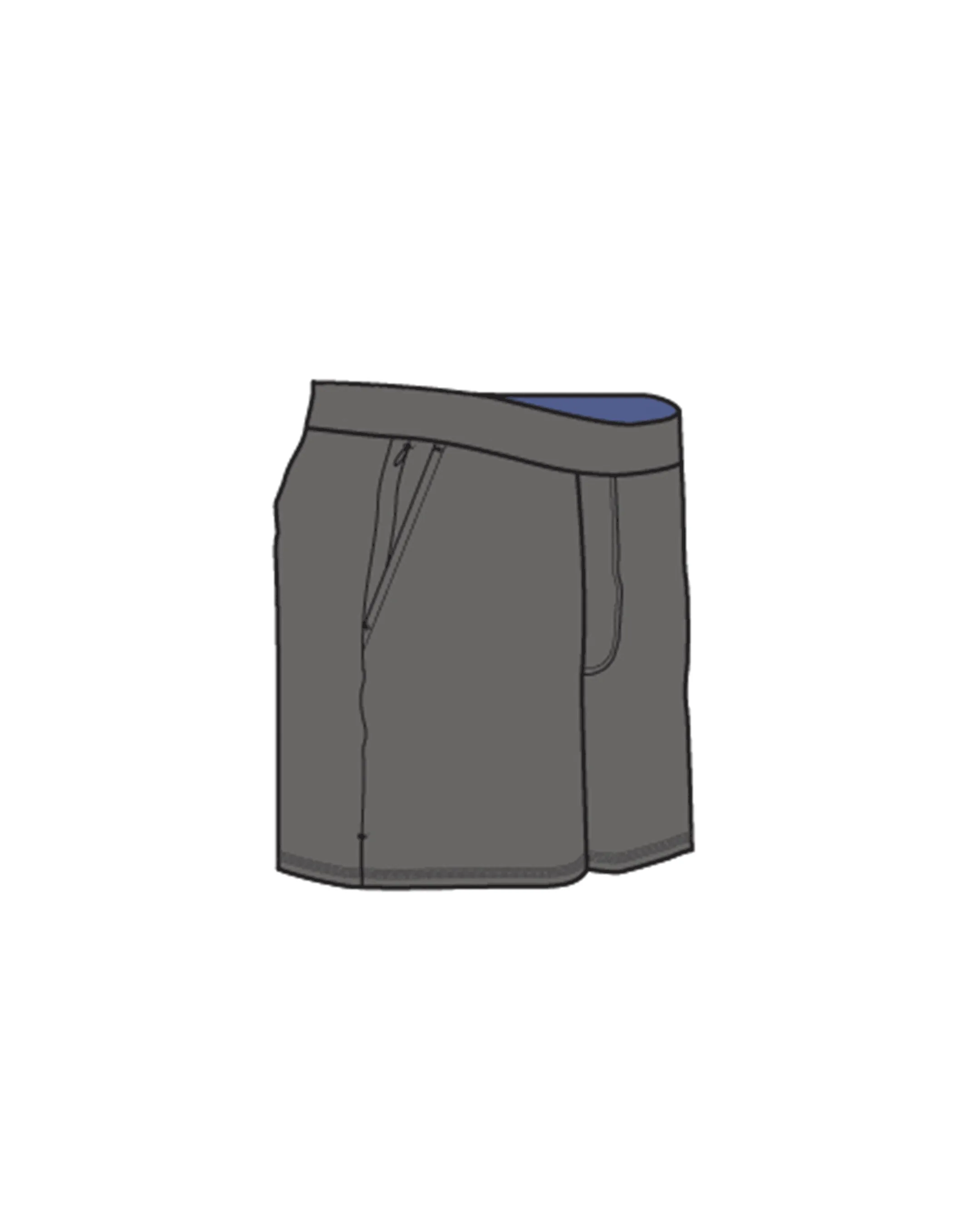 Navy Active Quick Dry Shorts with Liner