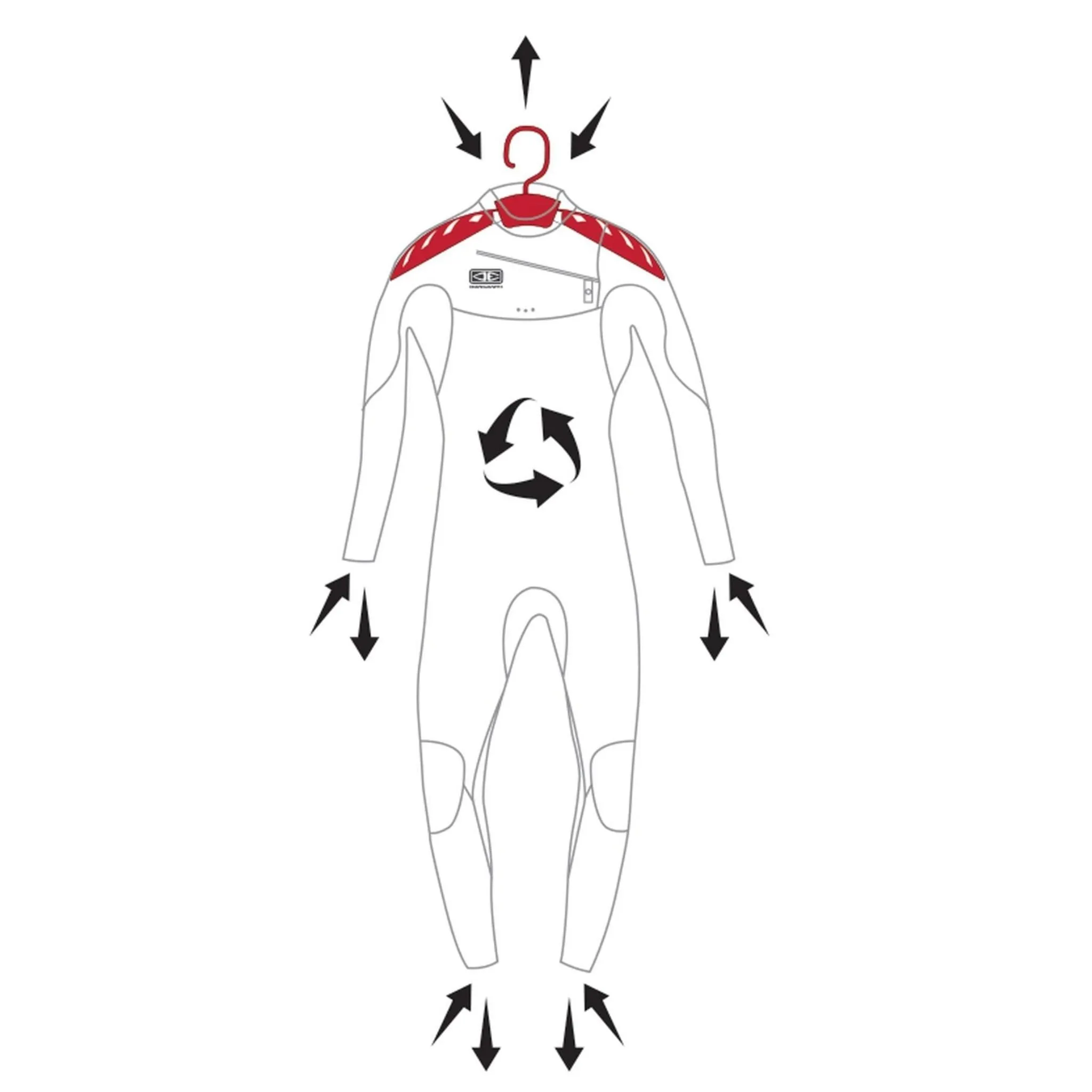 O&E Quick Dry Wetsuit Hanger