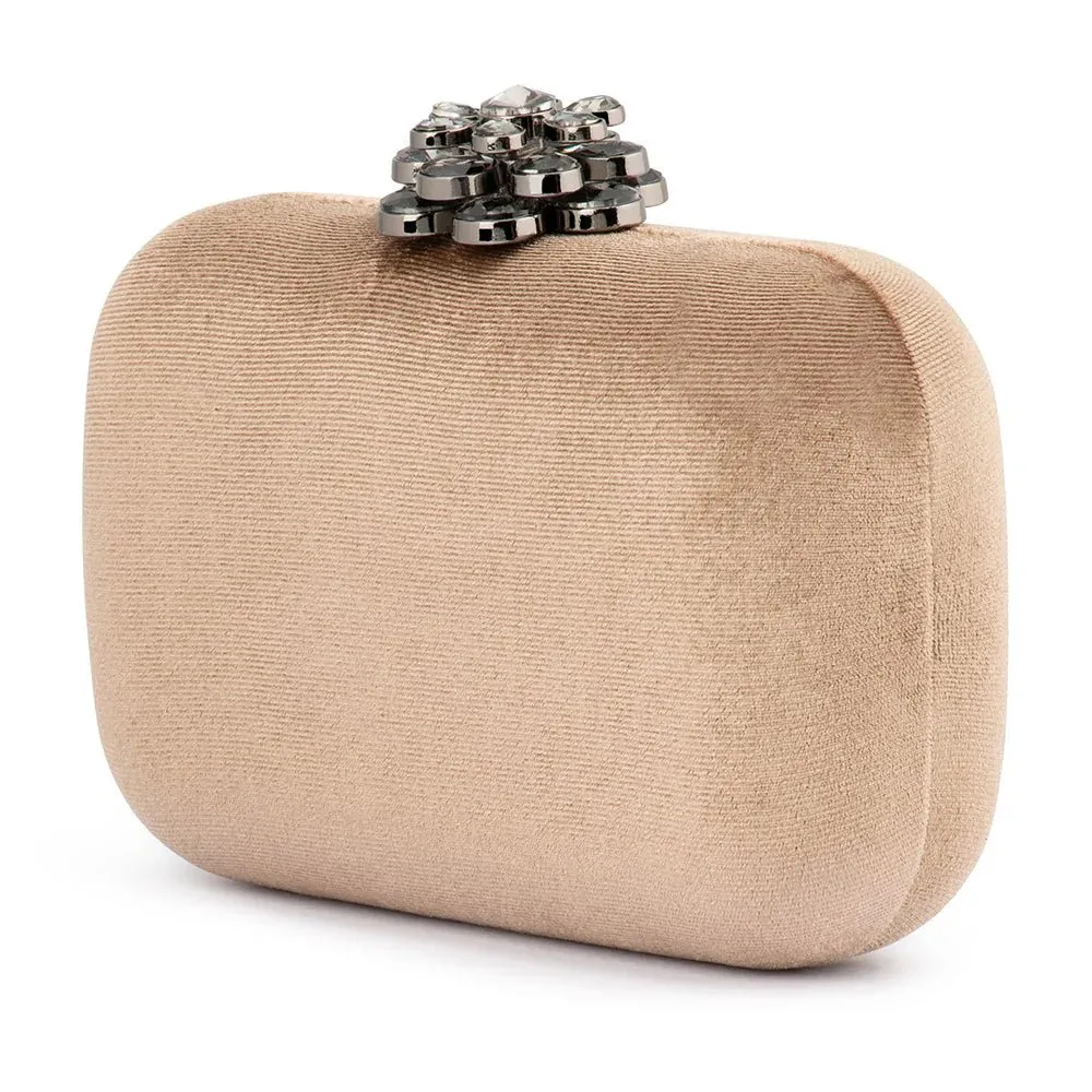 OB6486 EMILIA VELVET CLUTCH