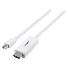 Open Box - Philips 6' Mini DisplayPort to HDMI Cable - White