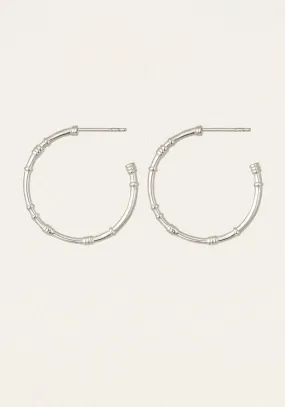 ORBIT EARRINGS SILVER SMALL