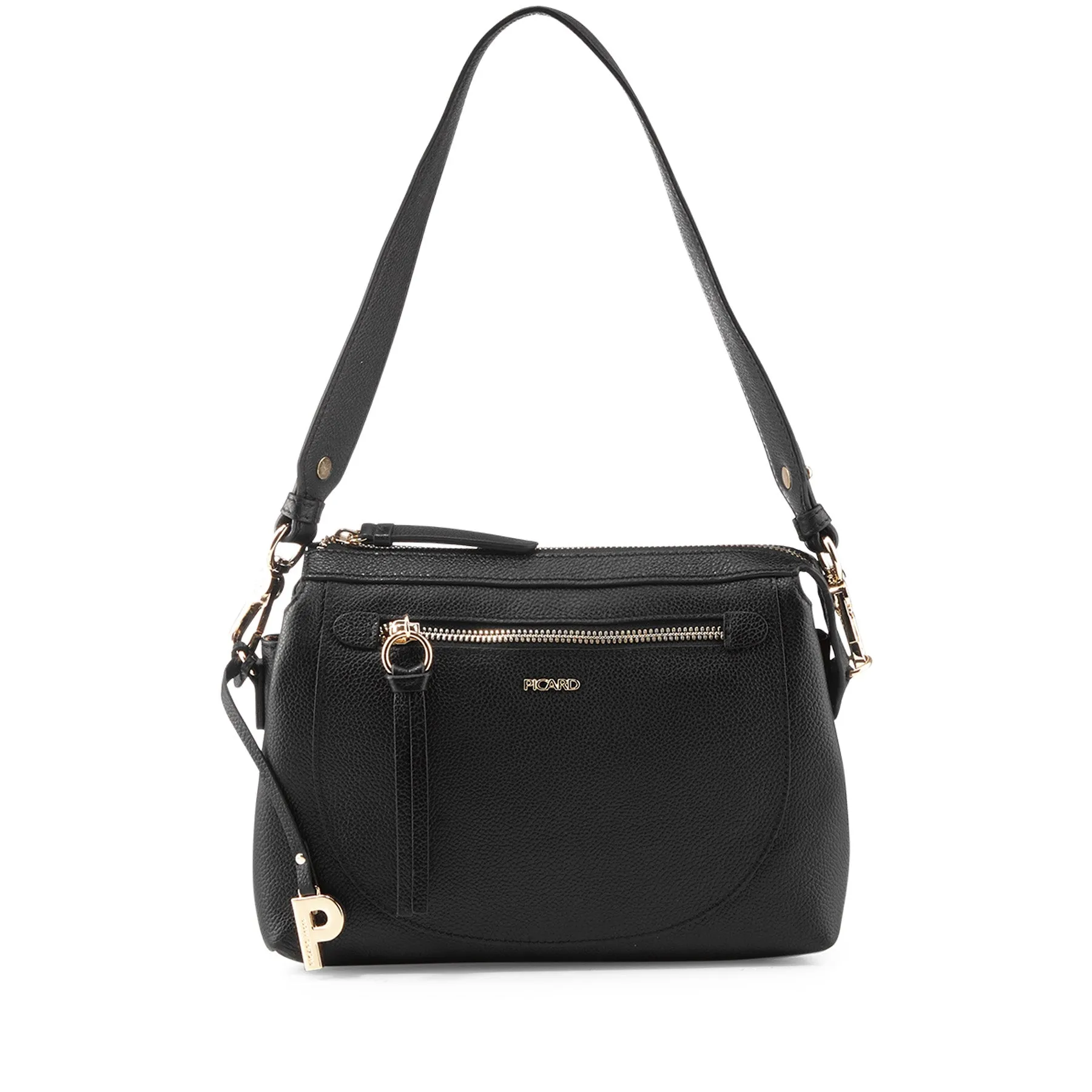 Picard Fengshui Ladies Leather Shoulder Bag (Black)