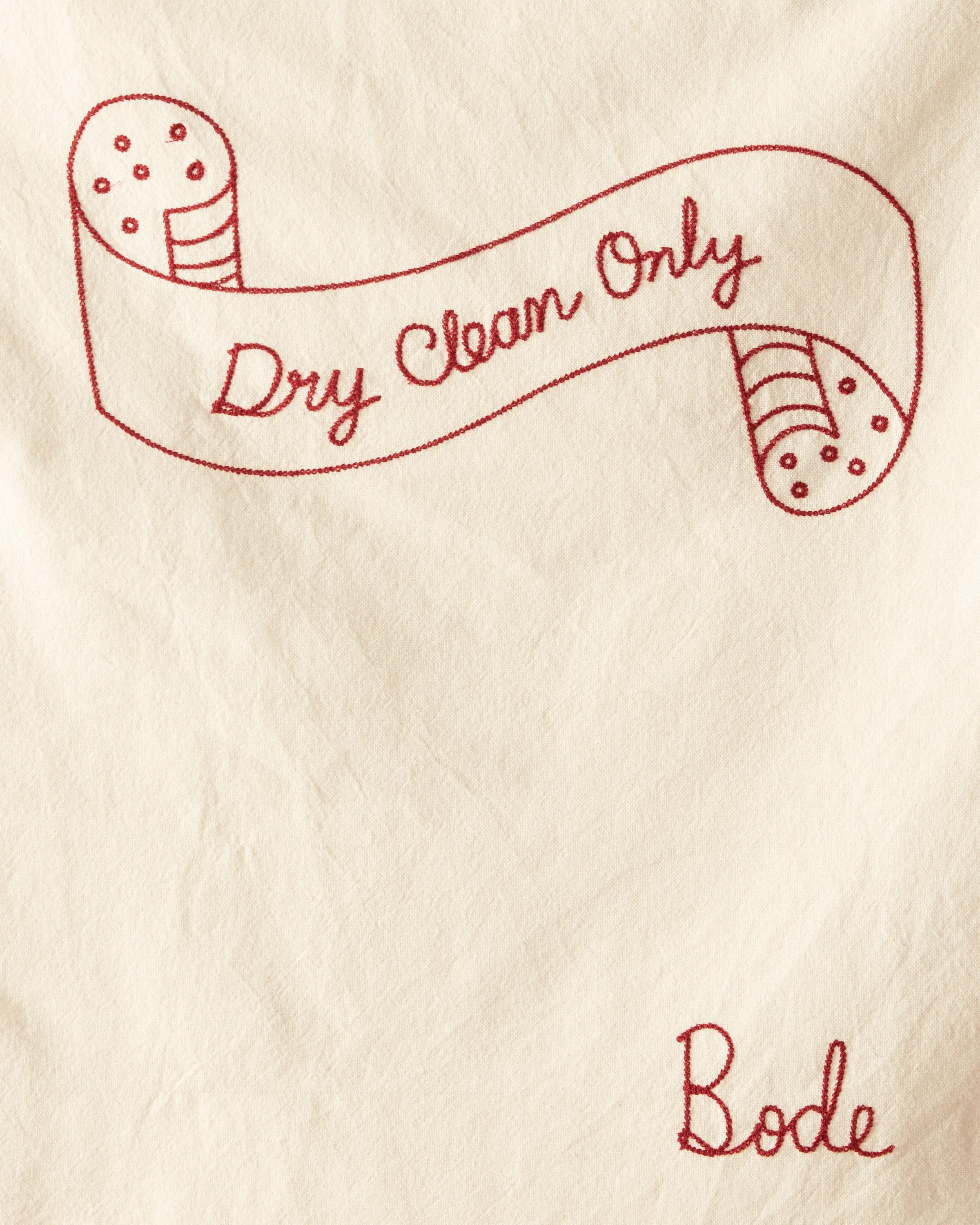 "Dry Clean Only" Laundry Bag - Natural