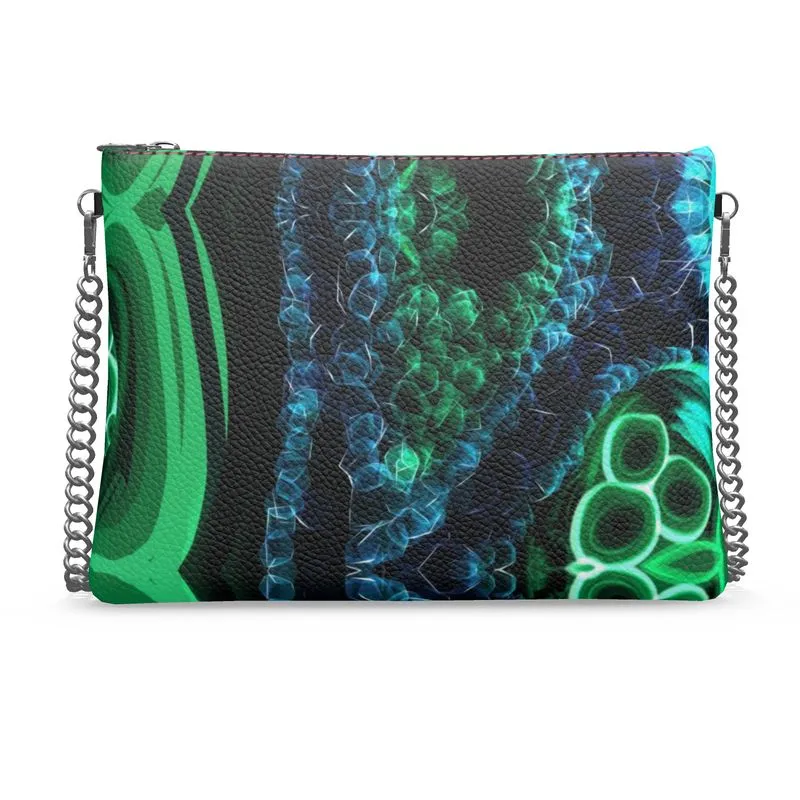 "Malachite" Custom Crossbody Bag With Chain