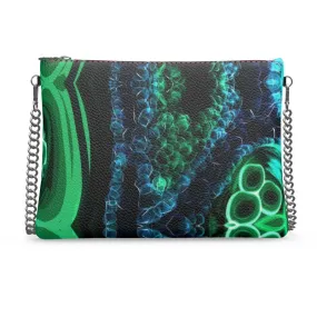 "Malachite" Custom Crossbody Bag With Chain