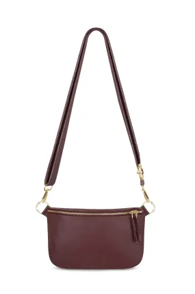 Ramona Leather Handbag Burgundy