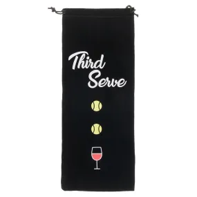 Reusable Wine Bottle Tennis Gift Bag