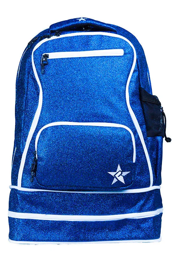 Royal Blue Rebel Dream Bag Plus with White Zipper