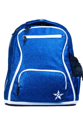 Royal Blue Rebel Dream Bag Plus with White Zipper