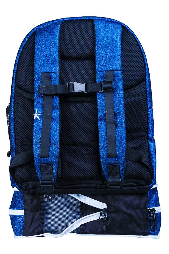 Royal Blue Rebel Dream Bag Plus with White Zipper