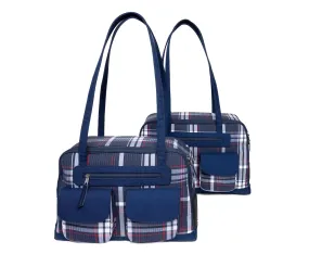 Spring/Summer - Blue Plaid Nylon Carrier