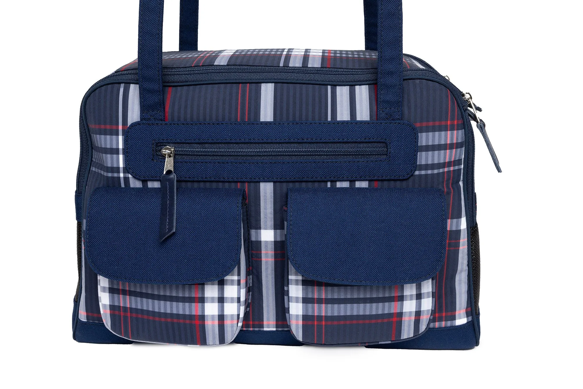 Spring/Summer - Blue Plaid Nylon Carrier