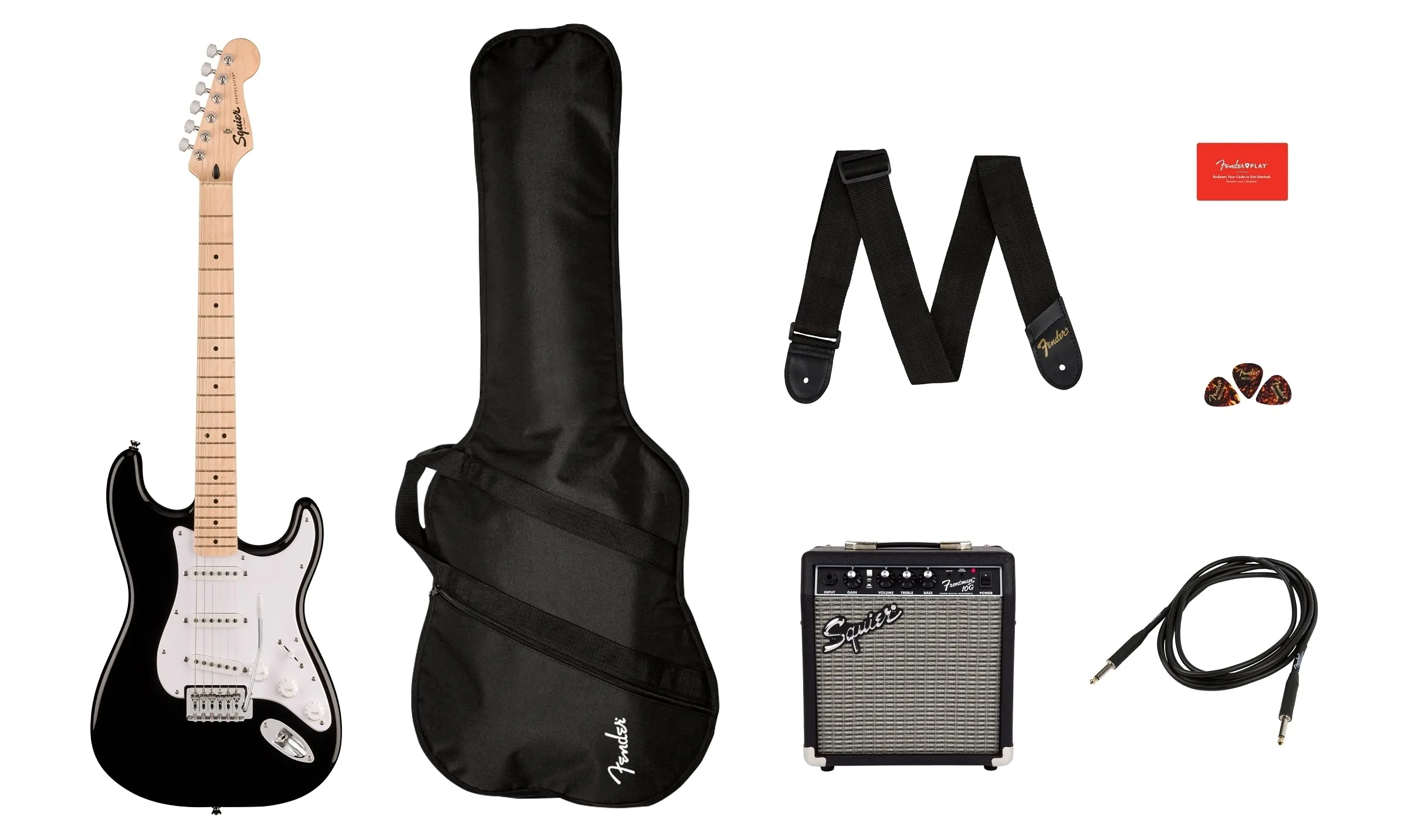 Squier Sonic Stratocaster Pack Black