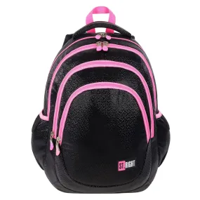 St.Right - Black Glitter - 4 Compartment Backpack