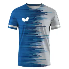 Summer New Men's O-neck Short Sleeve 3d T-shirt Quick Dry Table Tennis Uniform Print Logo Boys' Badminton Clothing Top