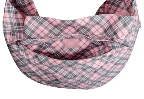 Susan Lanci Scotty Puppy Pink Plaid Cuddle Carrier