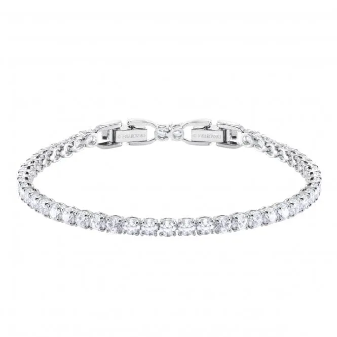 Swarovski Crystal Tennis Rhodium Plated Bracelet 5409771