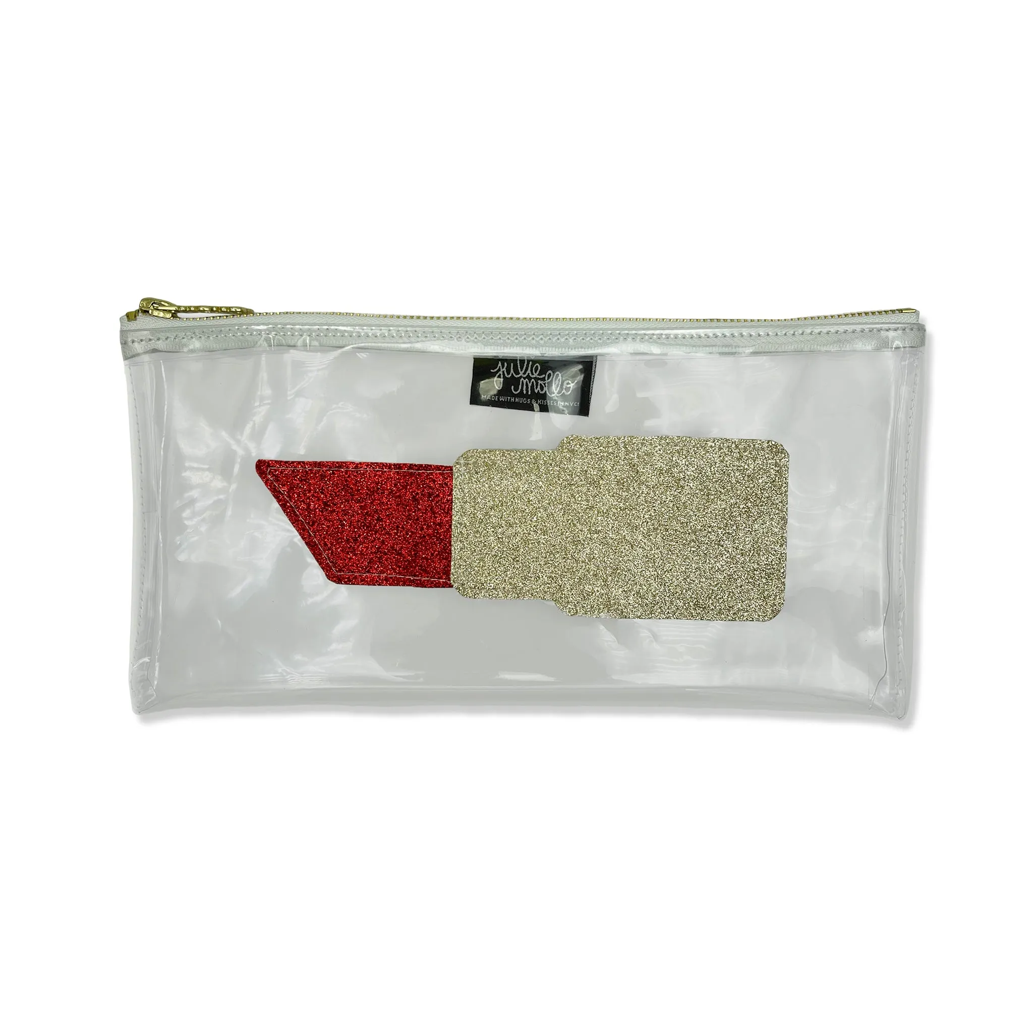 The Lipstick Clear Clutch! 💄 See-through Style Statement!