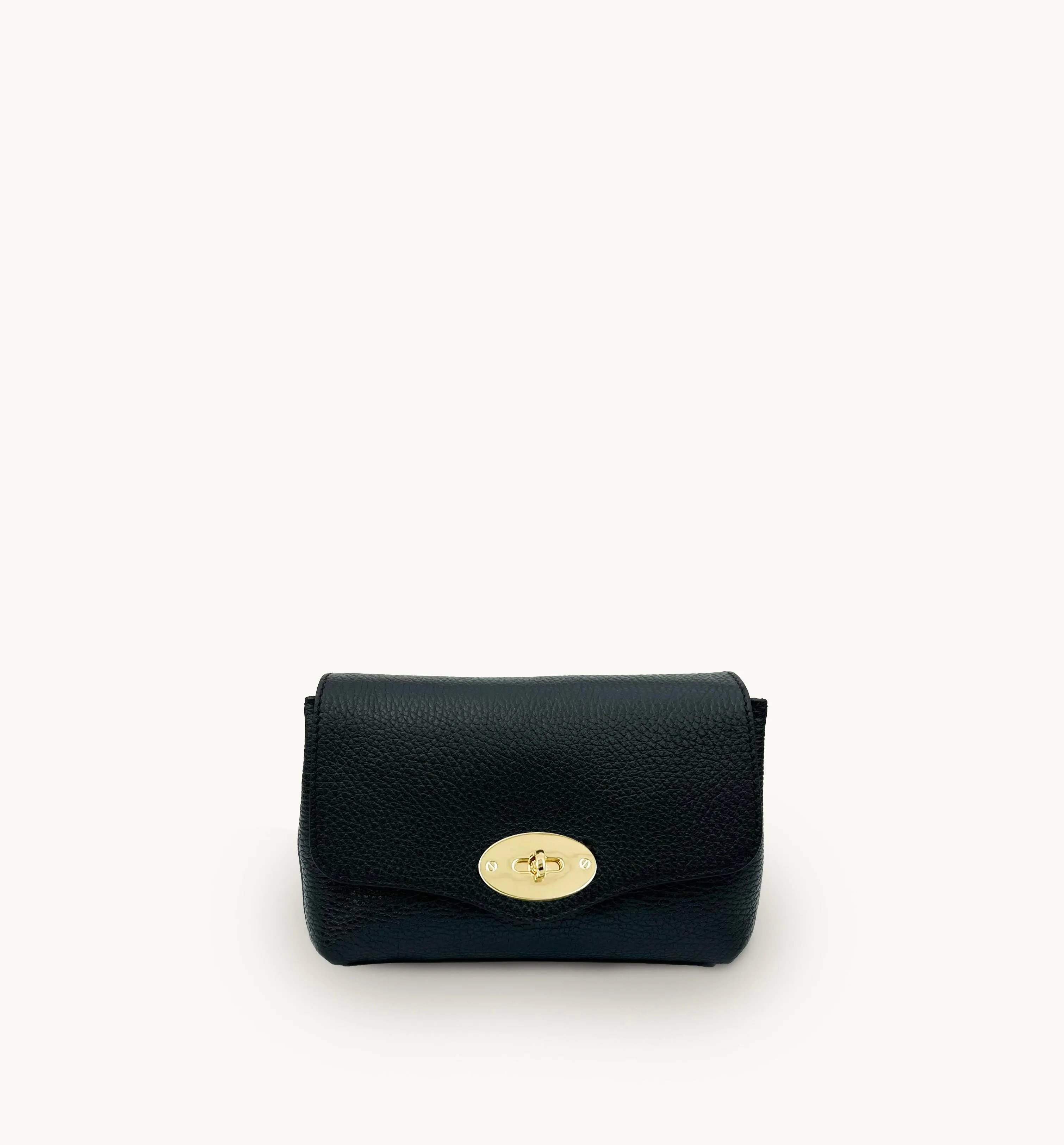 The Maddie Black Leather Bag