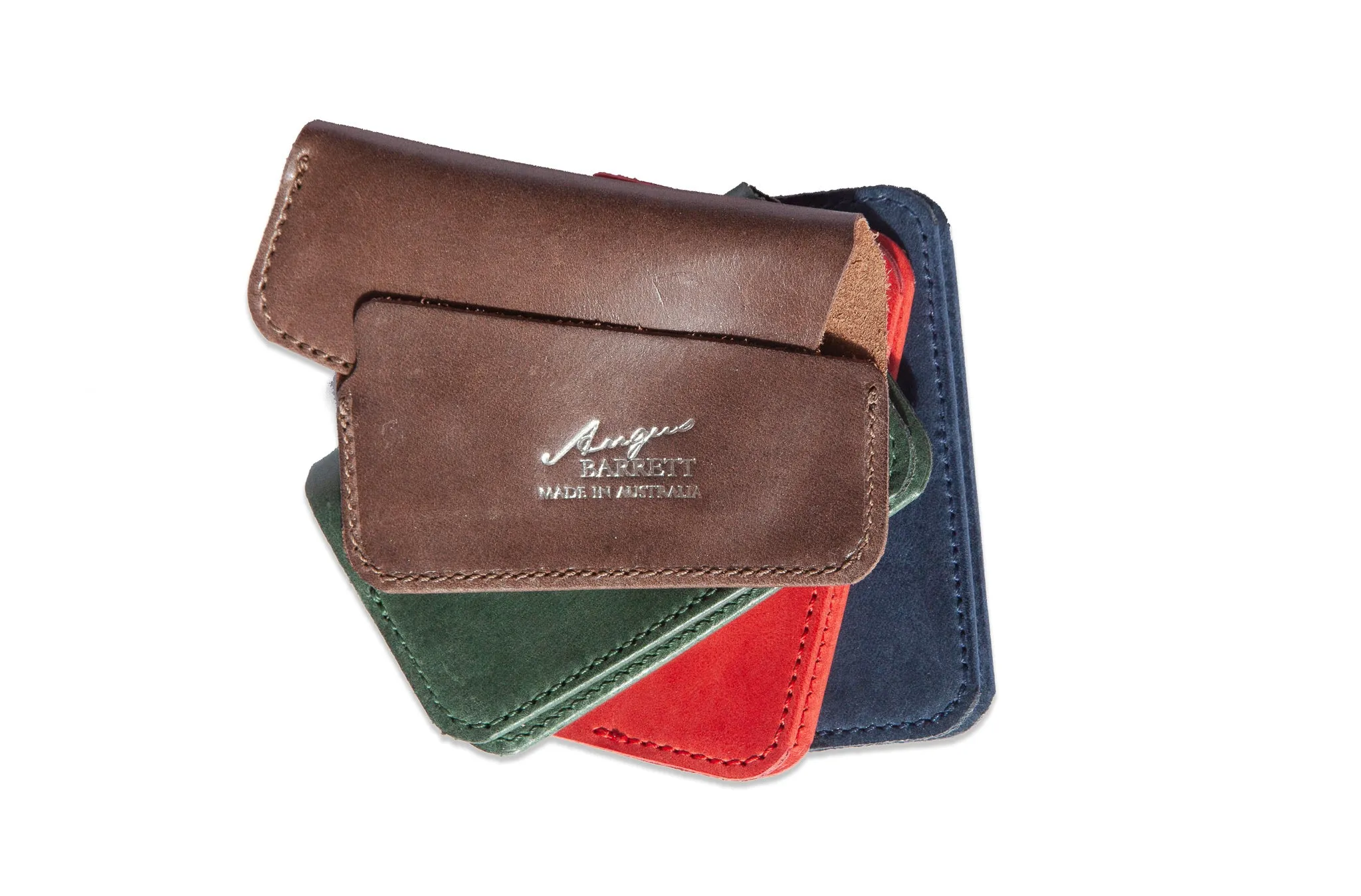 The "Little Yarra" Italian Leather Wallet (Brown)