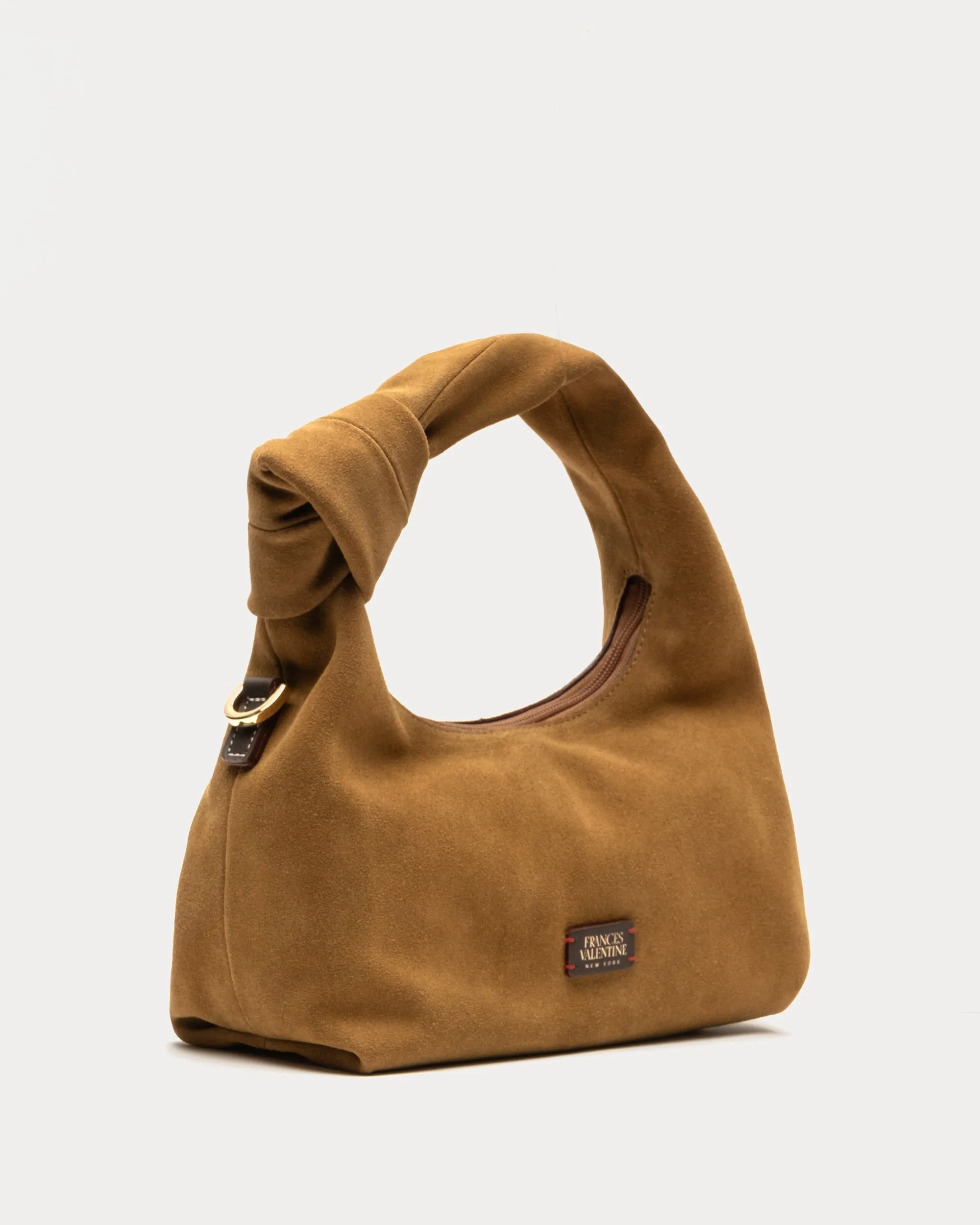 Tinsley Mini Suede Hobo Knot Bag