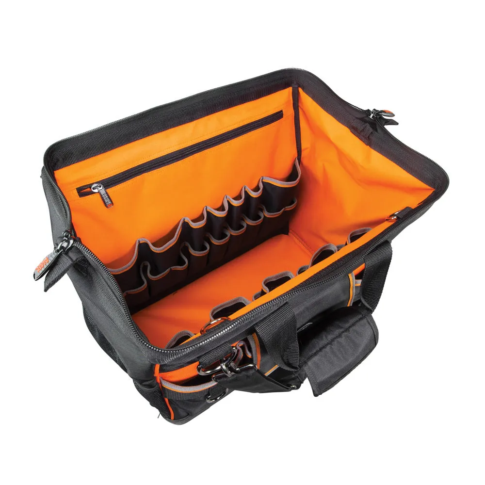 Tool Bag - Klein Tools Tradesman Pro™ 42 Pocket Wide-Open Tool Bag, 55469